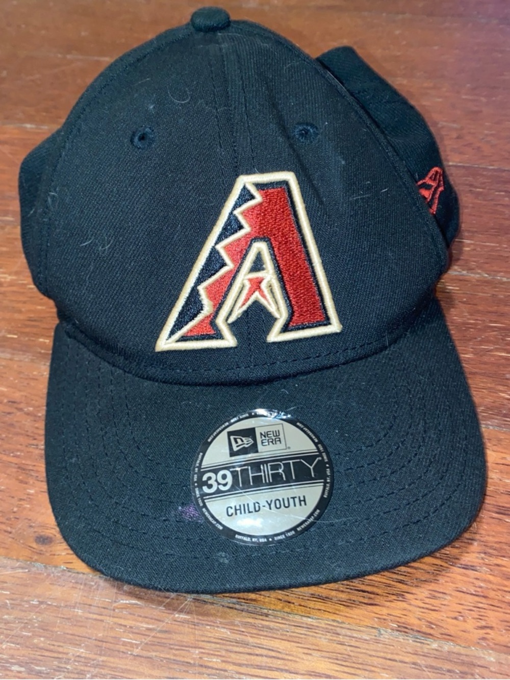 Kids Black Arizona Diamondbacks Youth Stretch Fit Cap